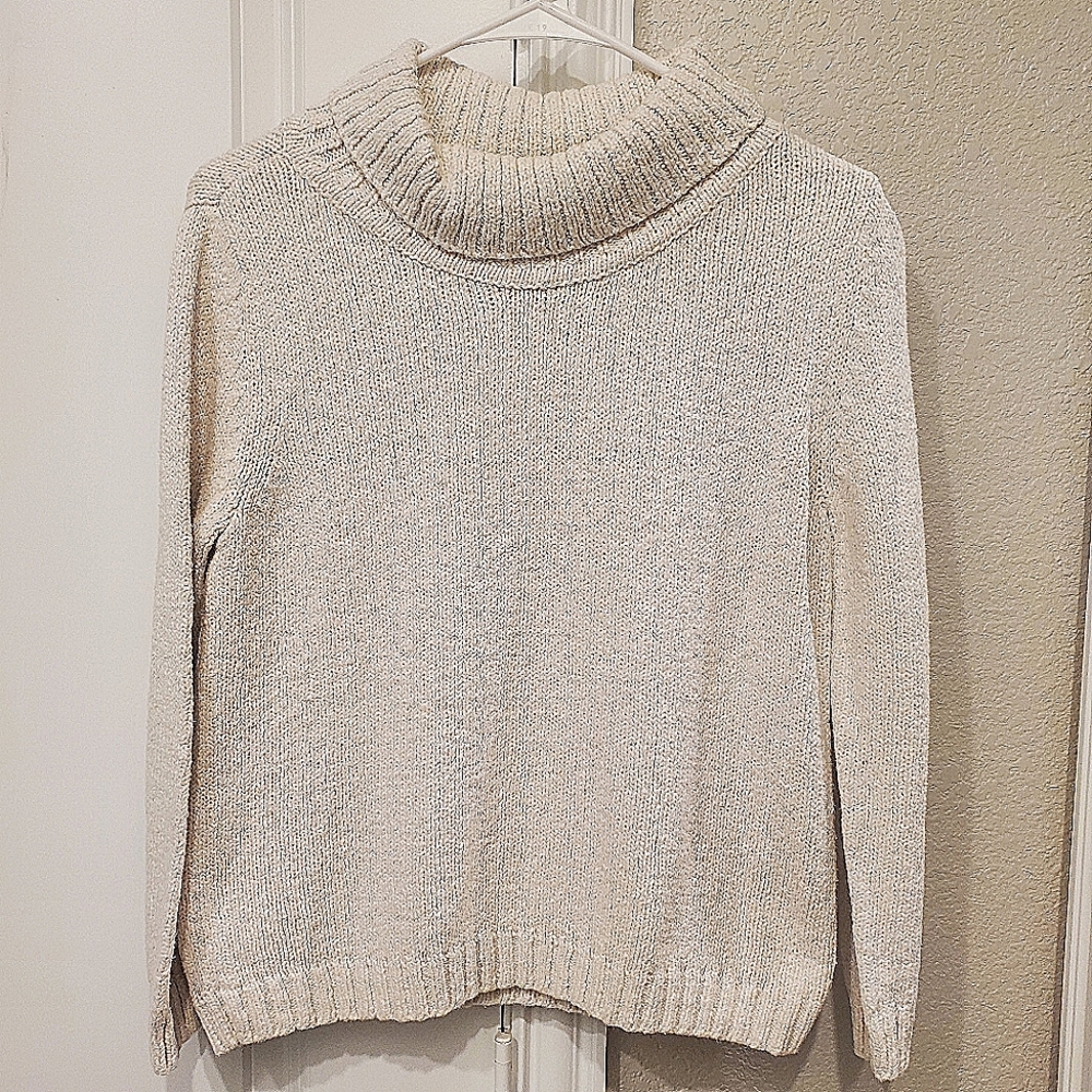Liz Claiborne Petite Small Cowel Neck Sweater